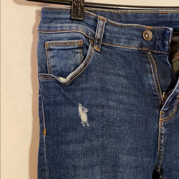 Women’s Zara Basic ripped skinny jeans - Picture 5 of 8